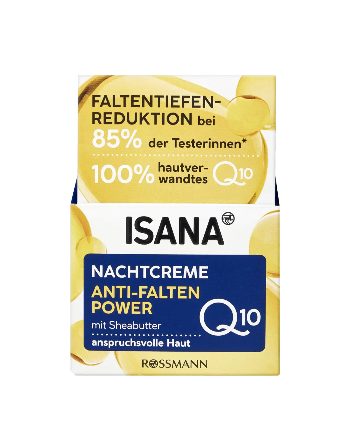 Isana Nachtcreme Anti-Falten Power Q10