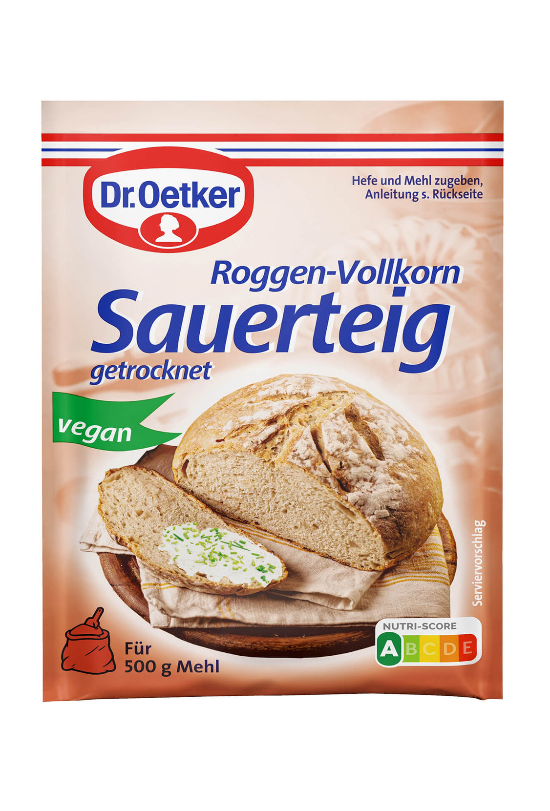 Dr. Oetker Roggen-Vollkorn Sauerteig getrocknet 15g
