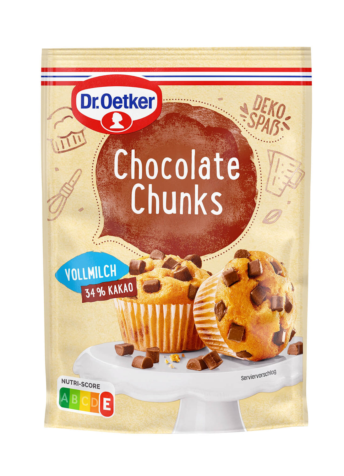 Dr. Oetker Chocolate Chunks Vollmilch 100g