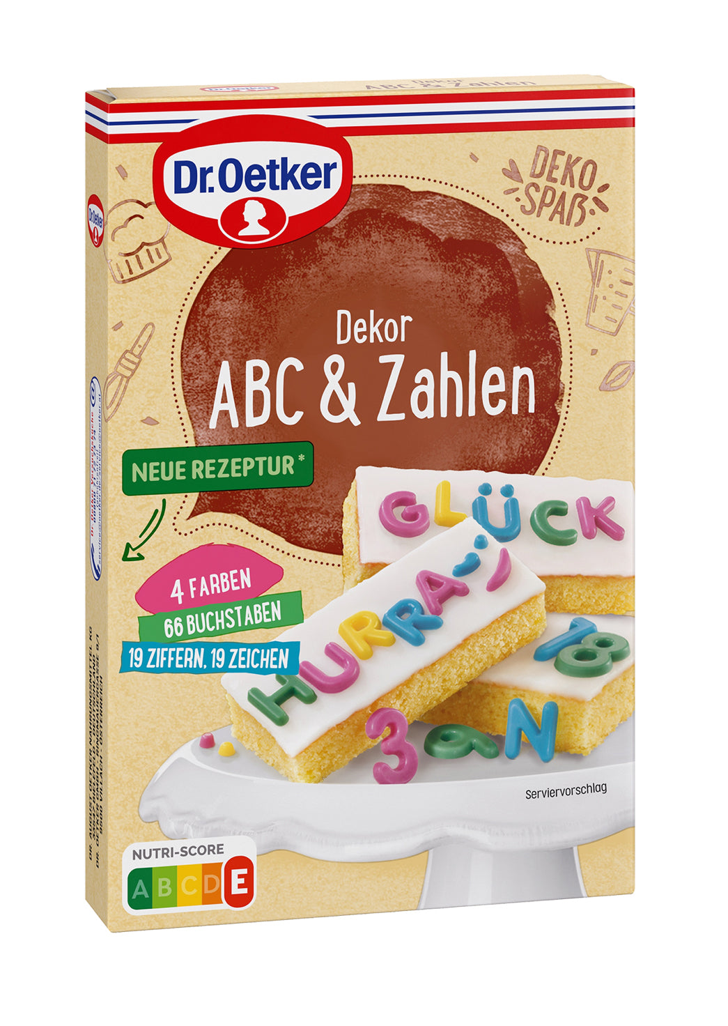 Dr. Oetker Dekor ABC & Zahlen 58g