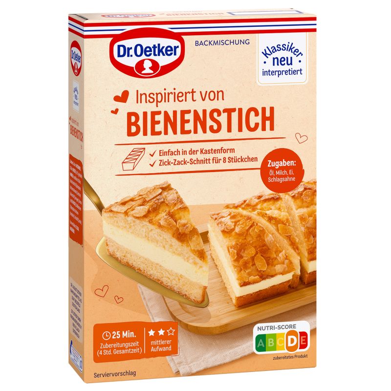 Dr. Oetker Kuchen "Bienenstich" Backmischung 250g