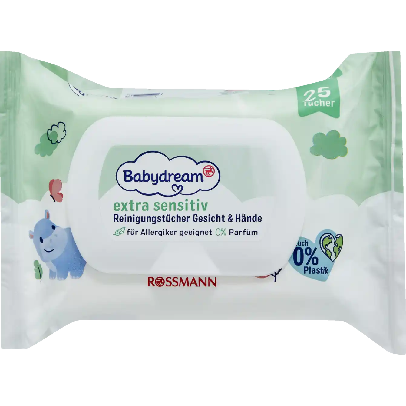 Babydream extra sensitiv Reinigungstücher Gesicht & Hände