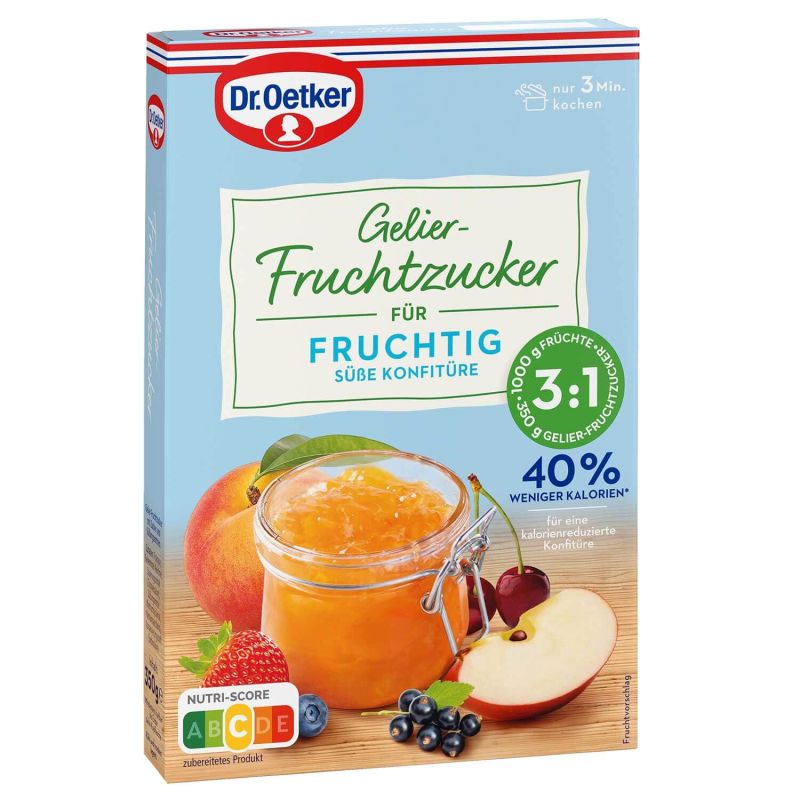 Dr. Oetker Gelier Fruchtzucker 350g