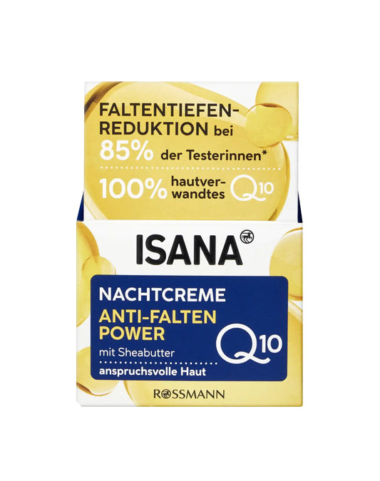 Isana Nachtcreme Anti-Falten Power Q10