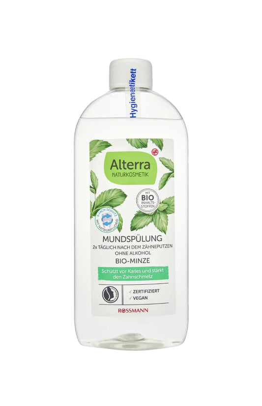 Alterra Naturkosmetik Mundspülung Bio-Minze 450 ml