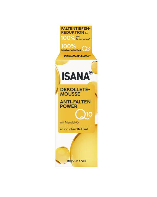 Isana Q10 Dekolleté-Mousse Anti-Falten Power