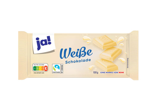 ja! Weiße Schokolade 100g