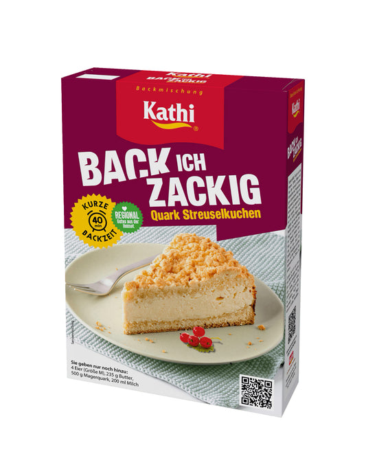 Kathi BACK ICH ZACKIG-Quark Streuselkuchen 590g