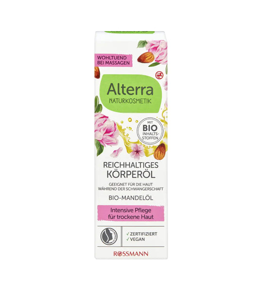 Alterra Naturkosmetik Körperöl Bio-Pfingstrose & Bio-Mandel 100ml