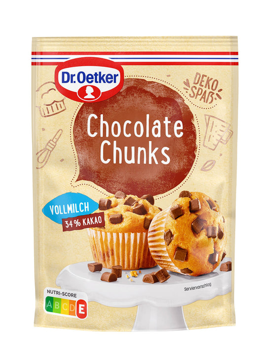 Dr. Oetker Chocolate Chunks Vollmilch 100g