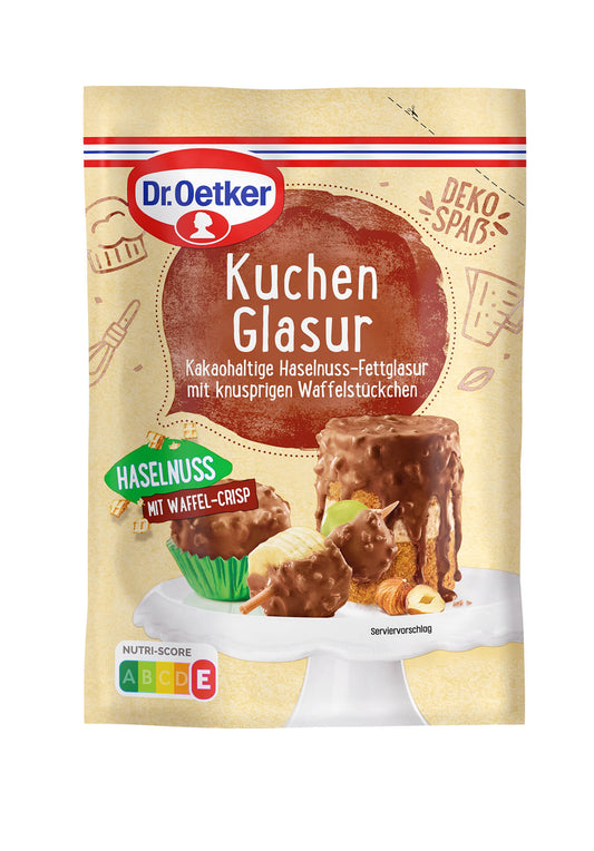 Dr. Oetker Kuchenglasur Haselnuss 150g
