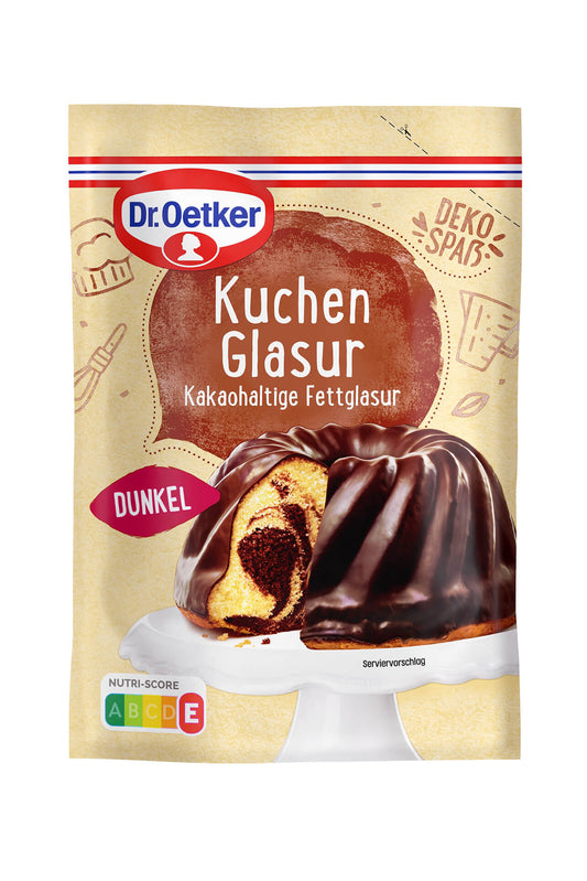 Dr. Oetker Kuchenglasur Dunkel 150g