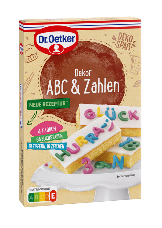 Dr. Oetker Dekor ABC & Zahlen 58g
