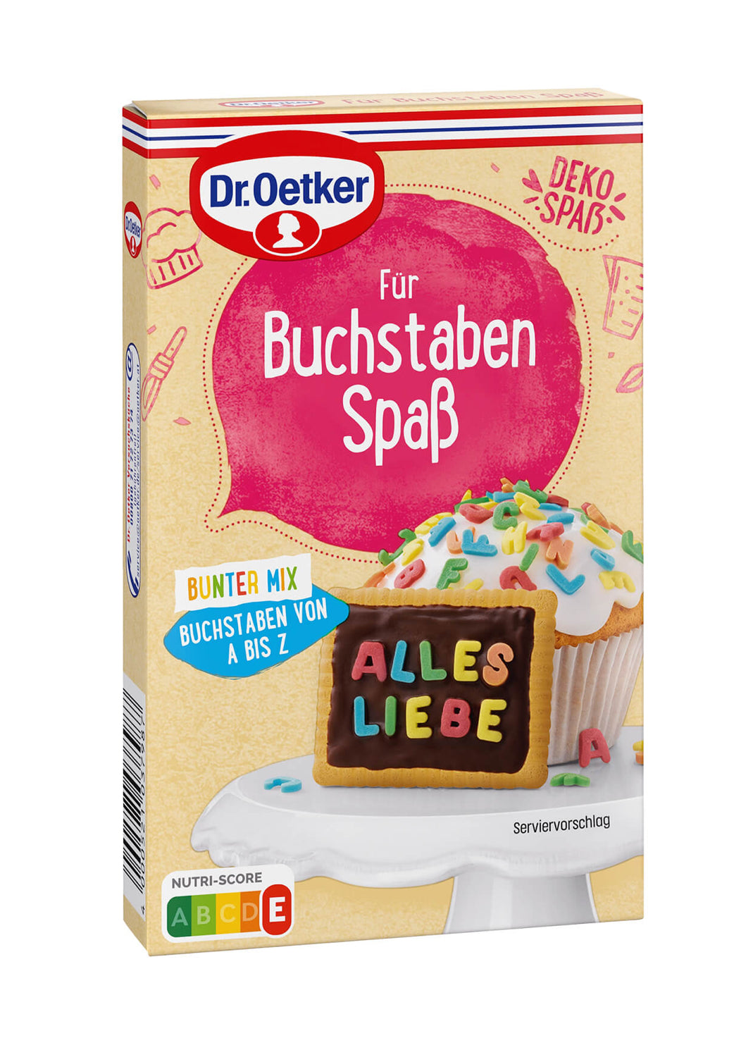 Dr. Oetker Buchstaben Spaß Bunter Mix 50g