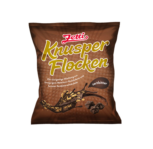 Zetti Knusperflocken Zartbitter 130g
