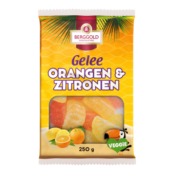 Berggold Gelee Orangen & Zitronen 250g