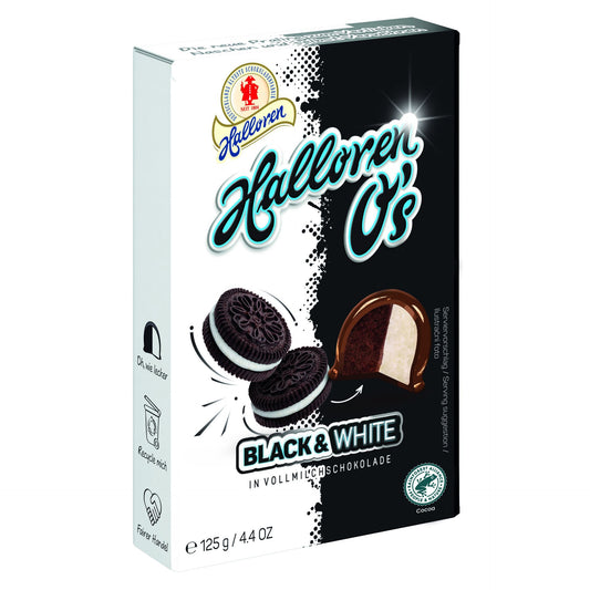 Halloren Black & White Halloren O's 125g