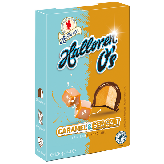 Halloren Caramel & Sea Salt Halloren O's 125g
