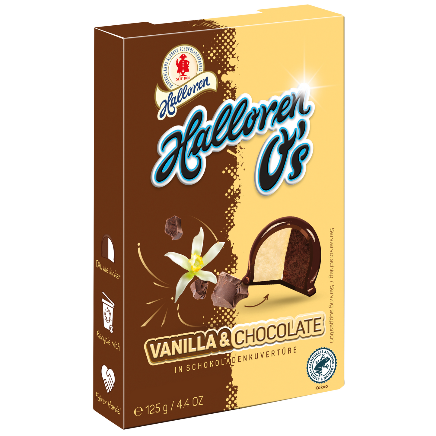 Halloren Vanilla & Chocolate Halloren O's 125g