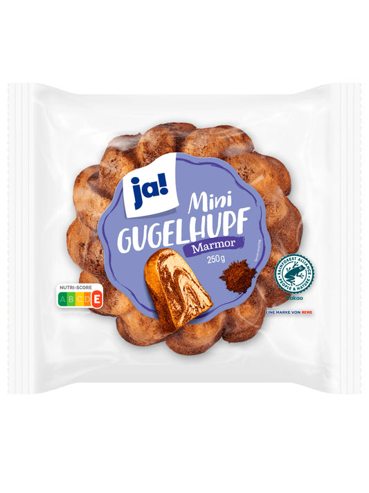 ja! Mini-Gugelhupf Marmor 250g ja! Mini-Gugelhupf Marmor 250g