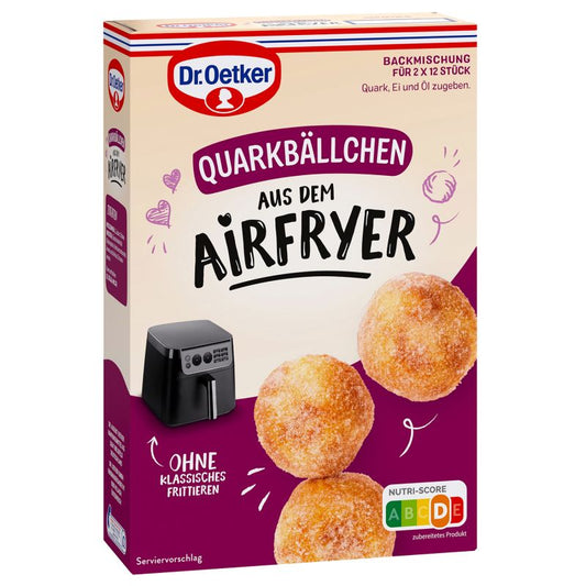 Dr. Oetker Airfryer Quarkbällchen Backmischung 420g