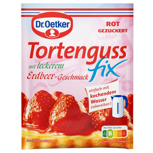 Dr. Oetker Tortenguss fix Erdbeer