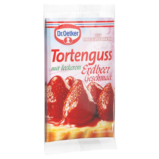 Dr. Oetker Tortenguss Erdbeer 3er