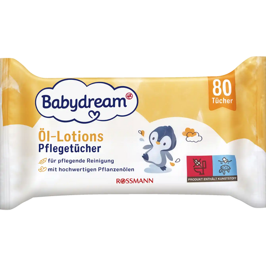 Babydream Öl-Lotions Pflegetücher