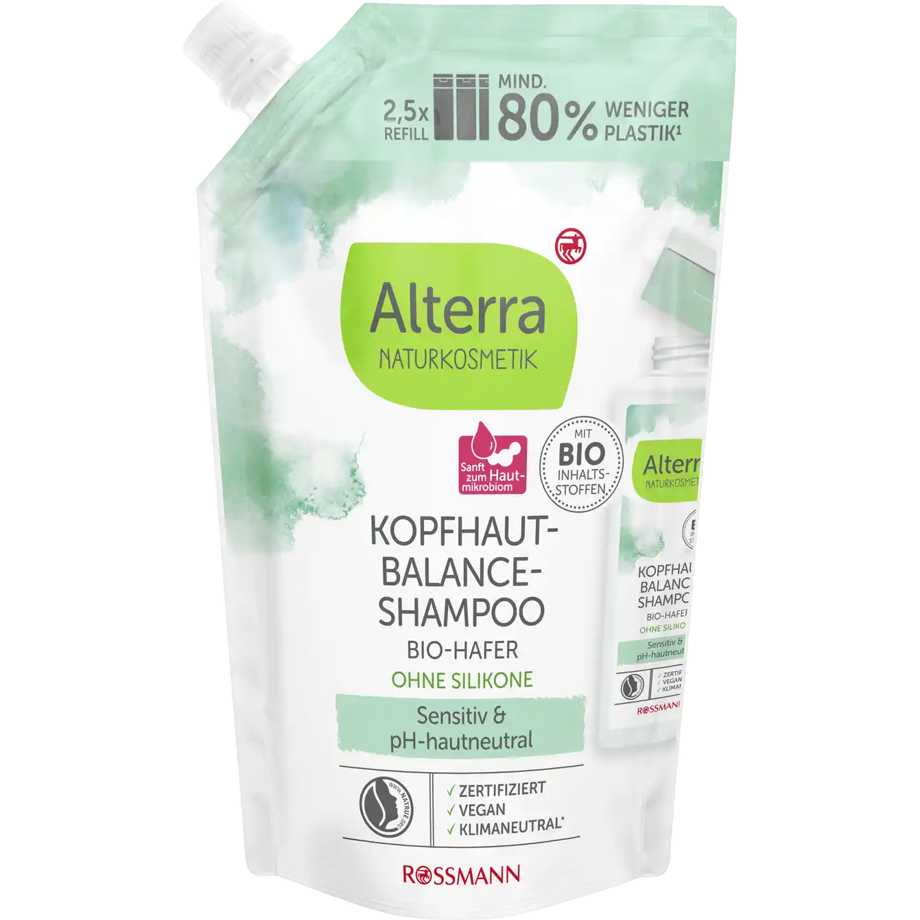 Alterra NATURKOSMETIK Kopfhaut-Balance Shampoo Nachfüllbeutel 500ml