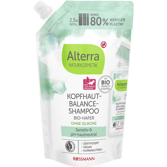 Alterra NATURKOSMETIK Kopfhaut-Balance Shampoo Nachfüllbeutel 500ml