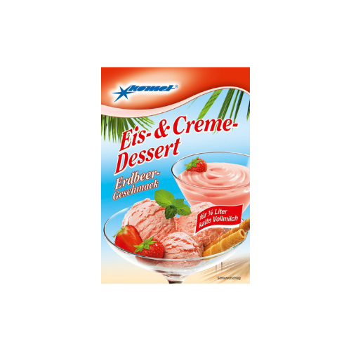 Komet Eis- & Creme-Dessert Erdbeer-Geschmack - 70g