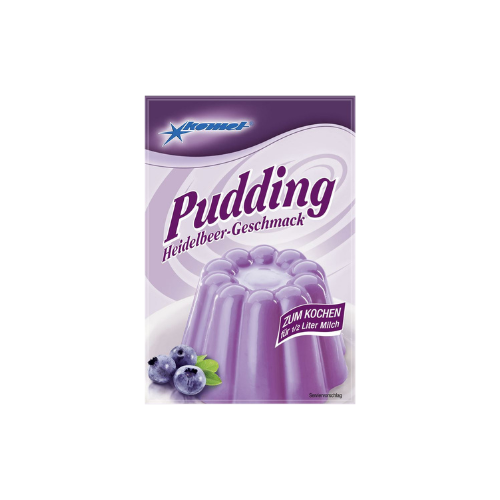 Komet Heidelbeer Pudding - 40g