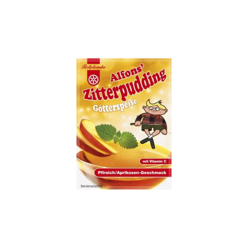 Rotplombe Alfons’ Zitterpudding Pfirsich-Aprikose Doppelpack